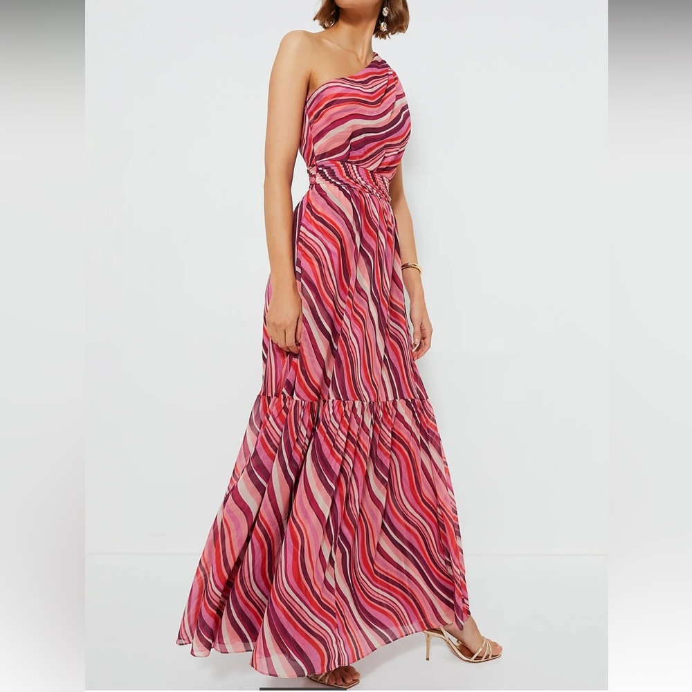 Sunset Stripe Cadiz Dress - Picture 3 of 11